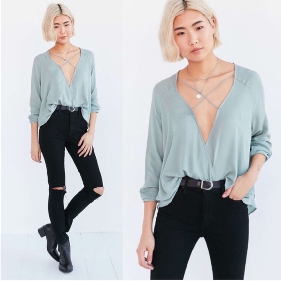 Urban Outfitters Cross Blouse - Picture 2 of 5